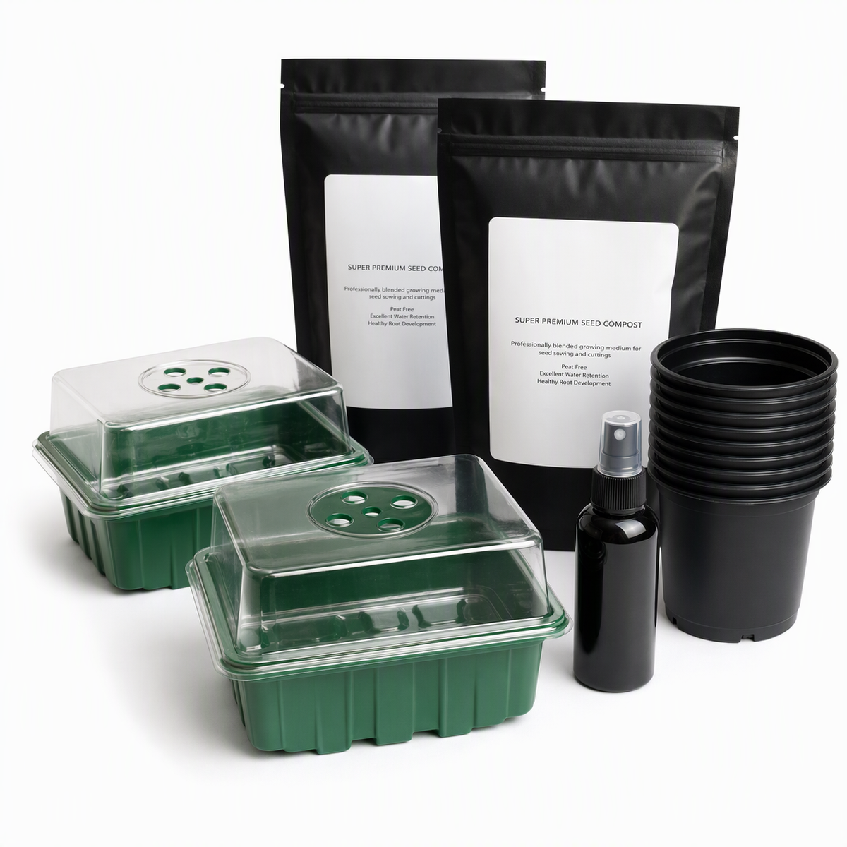 Tobacco Growing Kit, Grow Your Own Tobacco from Seed, Habano 2000 & Little Dutch Heirloom Seeds, Gardening Gift Box